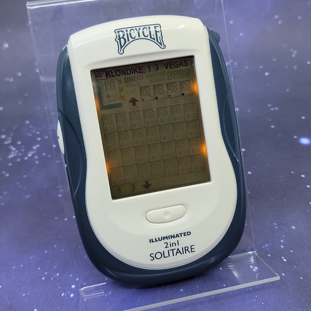 Techno Source Bicycle Illuminated 2 in 1 Solitaire Electronic Tested & Working